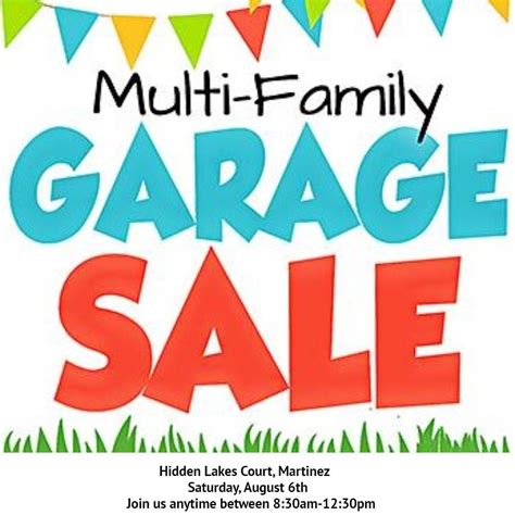 Dec 4 - Dec 10. . Multi family garage sale near me